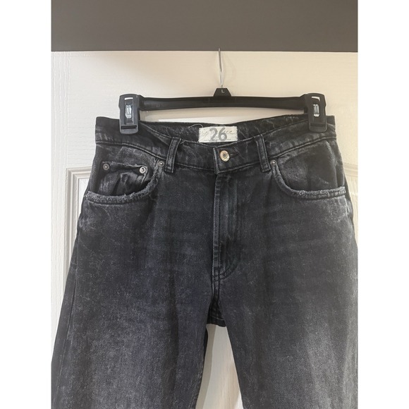 We‎ The Free FREE PEOPLE Black Jeans Distressed Womens 26 Raw Hem - Picture 2 of 8
